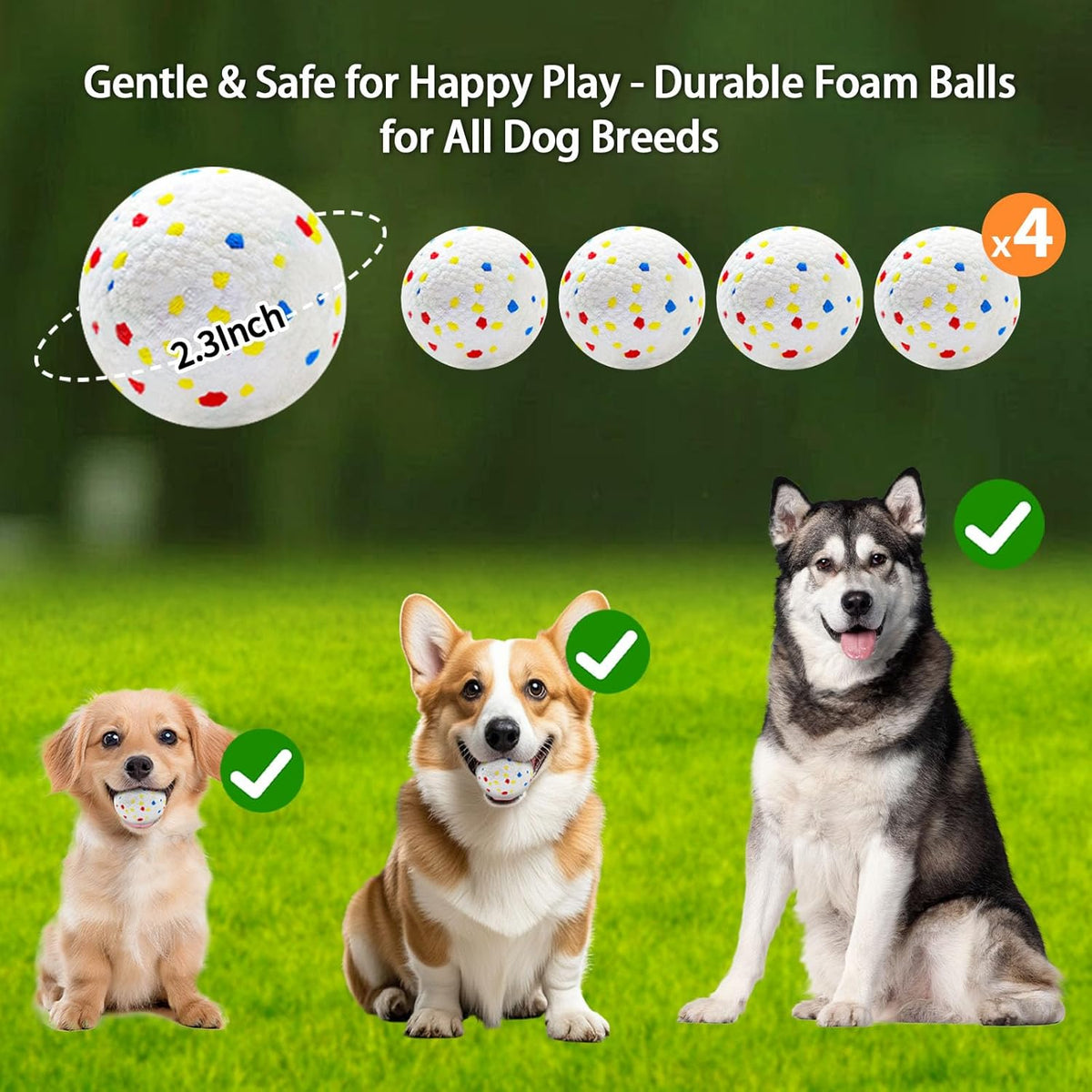 Automatic Dog Ball Launcher, Auto/Manual Paw-Activated Dog Ball Thrower