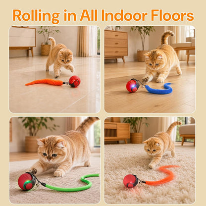 2026 Interactive Cat Toys with Bird Sounds & 3 Modes for Indoor Cats Play