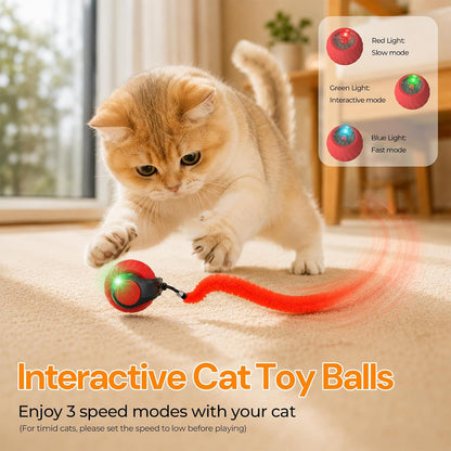 2026 Interactive Cat Toys with Bird Sounds & 3 Modes for Indoor Cats Play